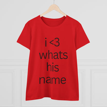 "I <3 What's His Name" Graphic Shirt