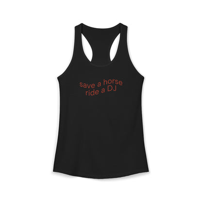 Save a Horse Ride a DJ Y2K Tank