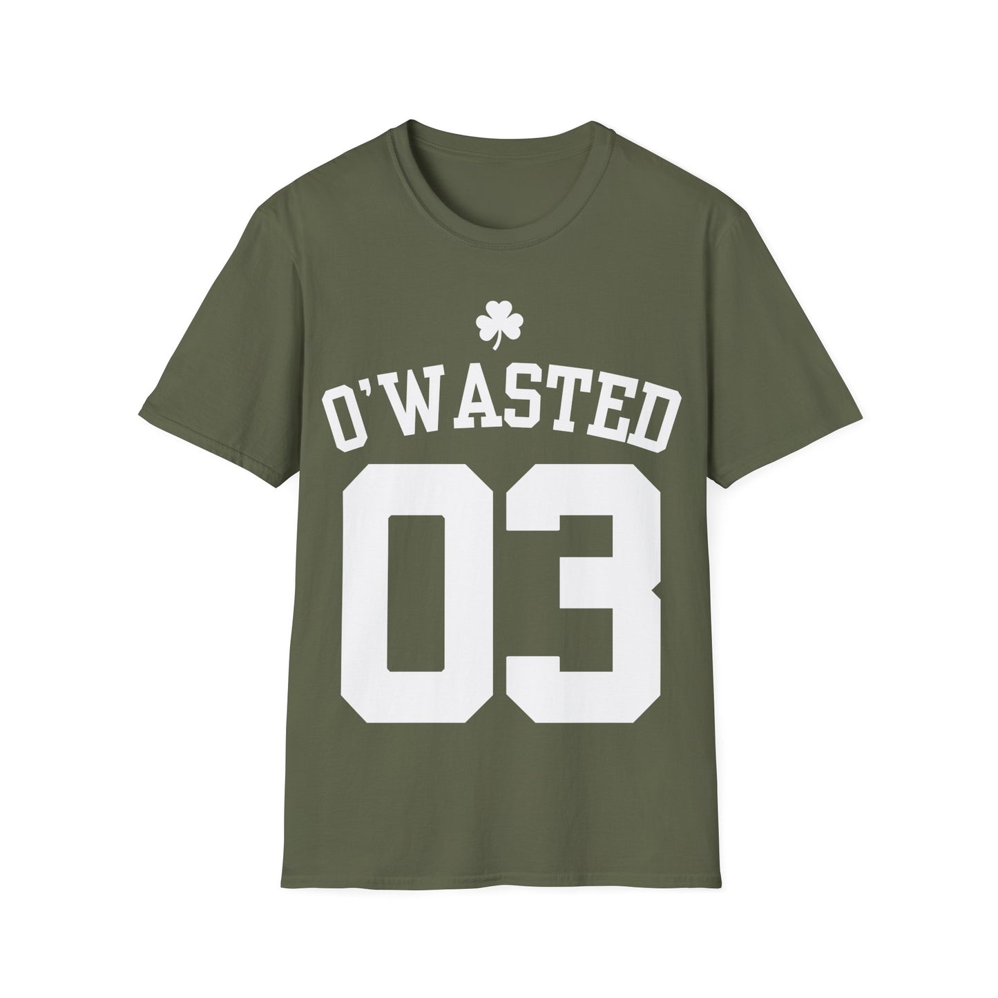 Camiseta de Jersey del Día de San Patricio O'Wasted