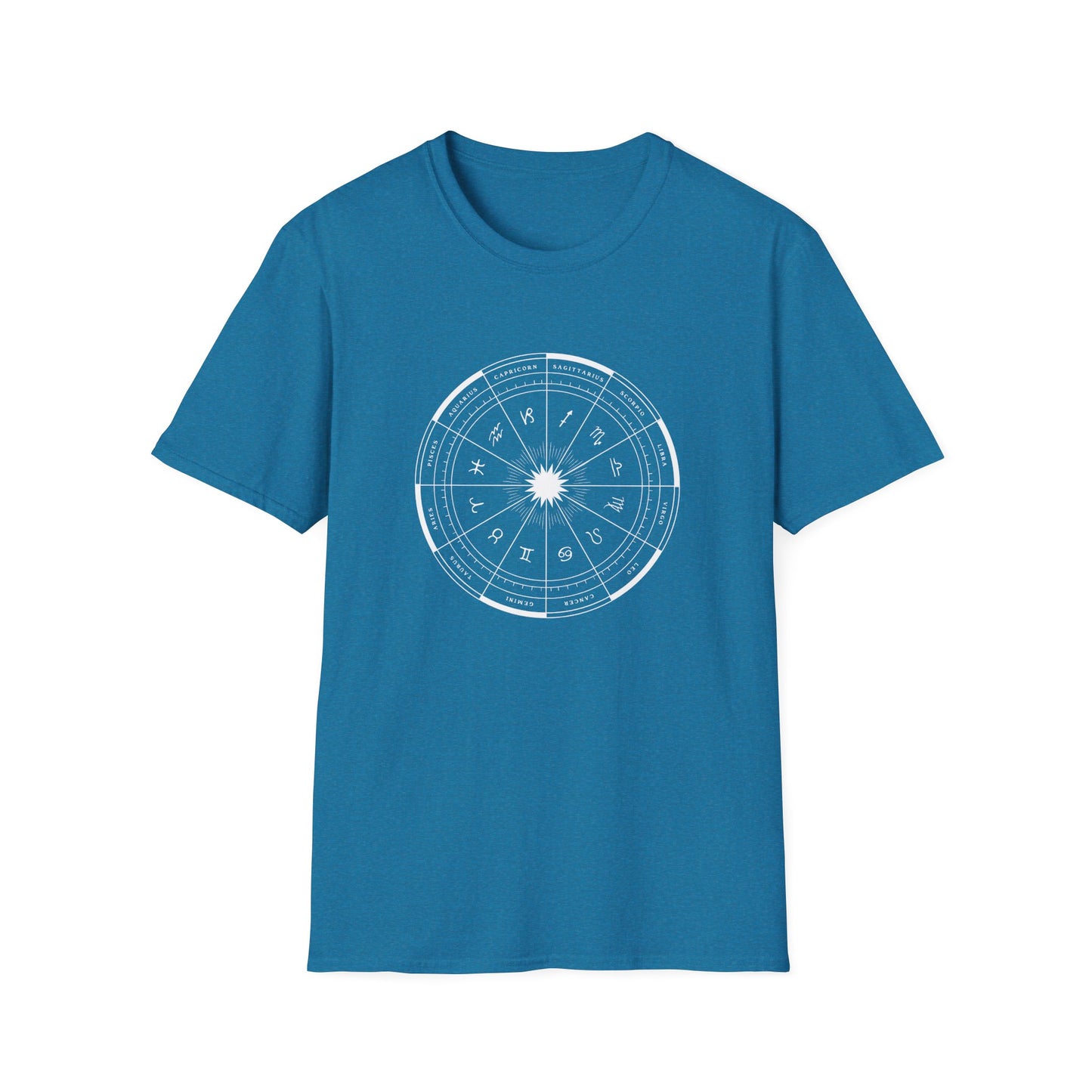 Minimalist Zodiac Wheel T-Shirt