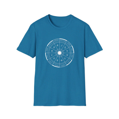 Minimalist Zodiac Wheel T-Shirt
