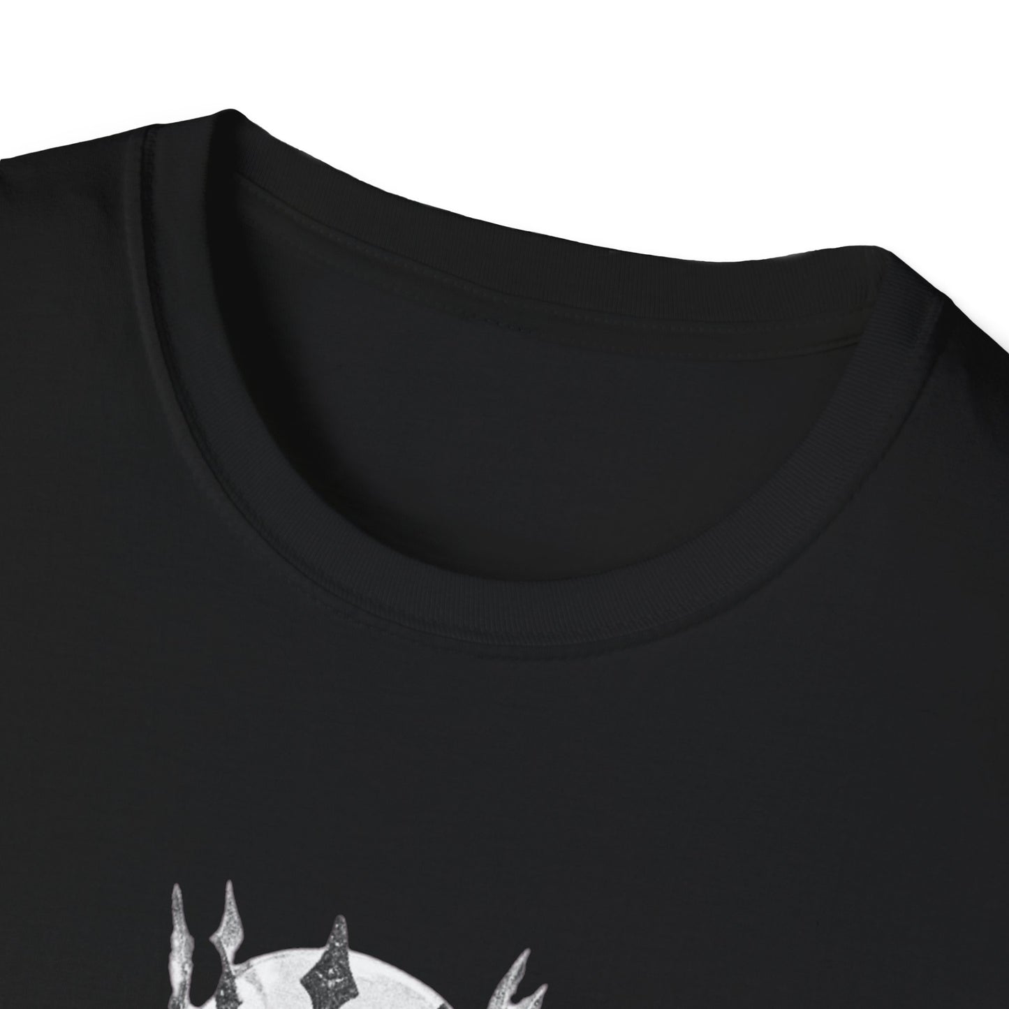 Gothic Chrome King Illustration T-Shirt
