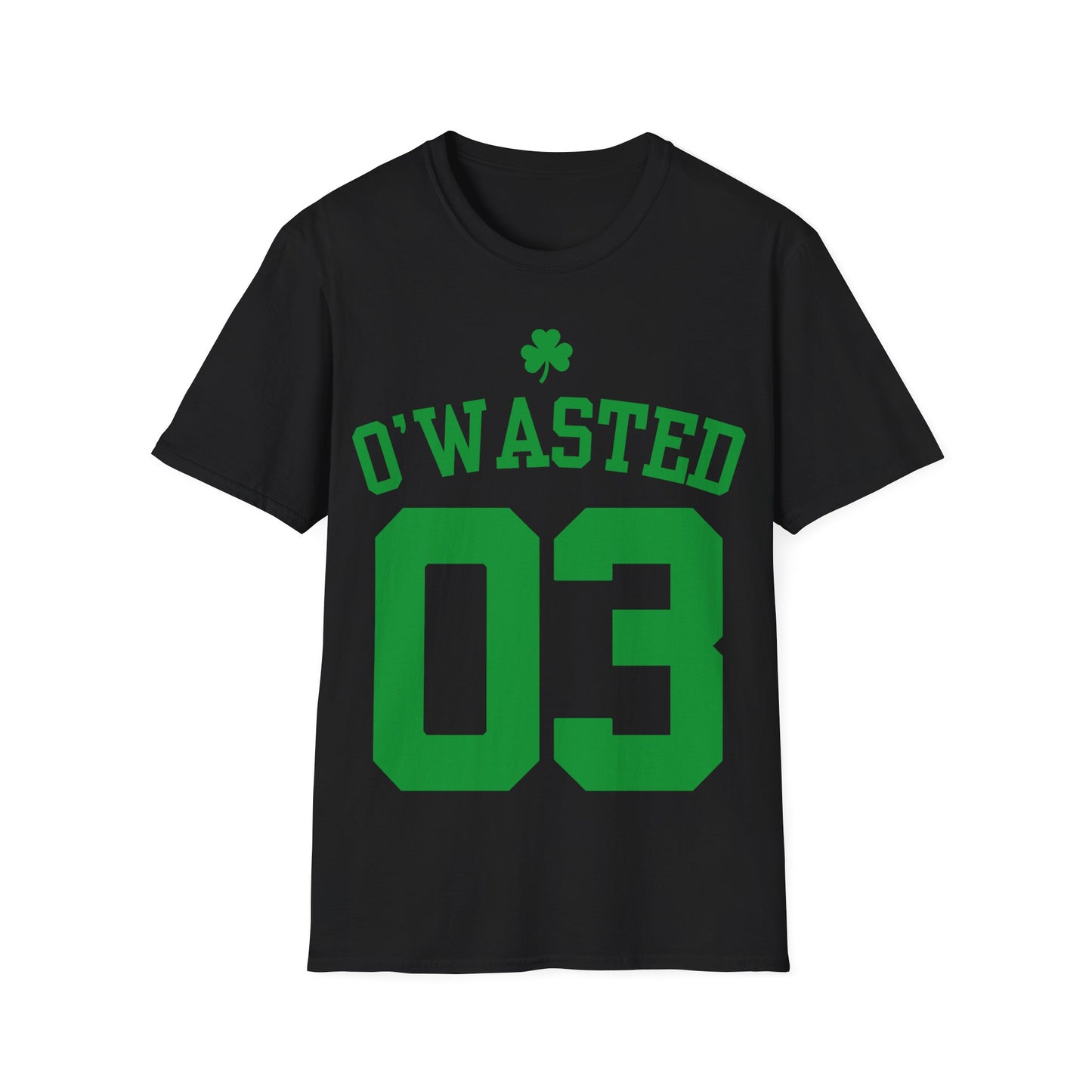 Camiseta de Jersey del Día de San Patricio O'Wasted