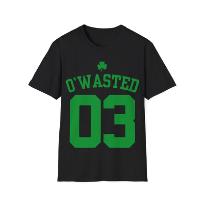 Camiseta de Jersey del Día de San Patricio O'Wasted