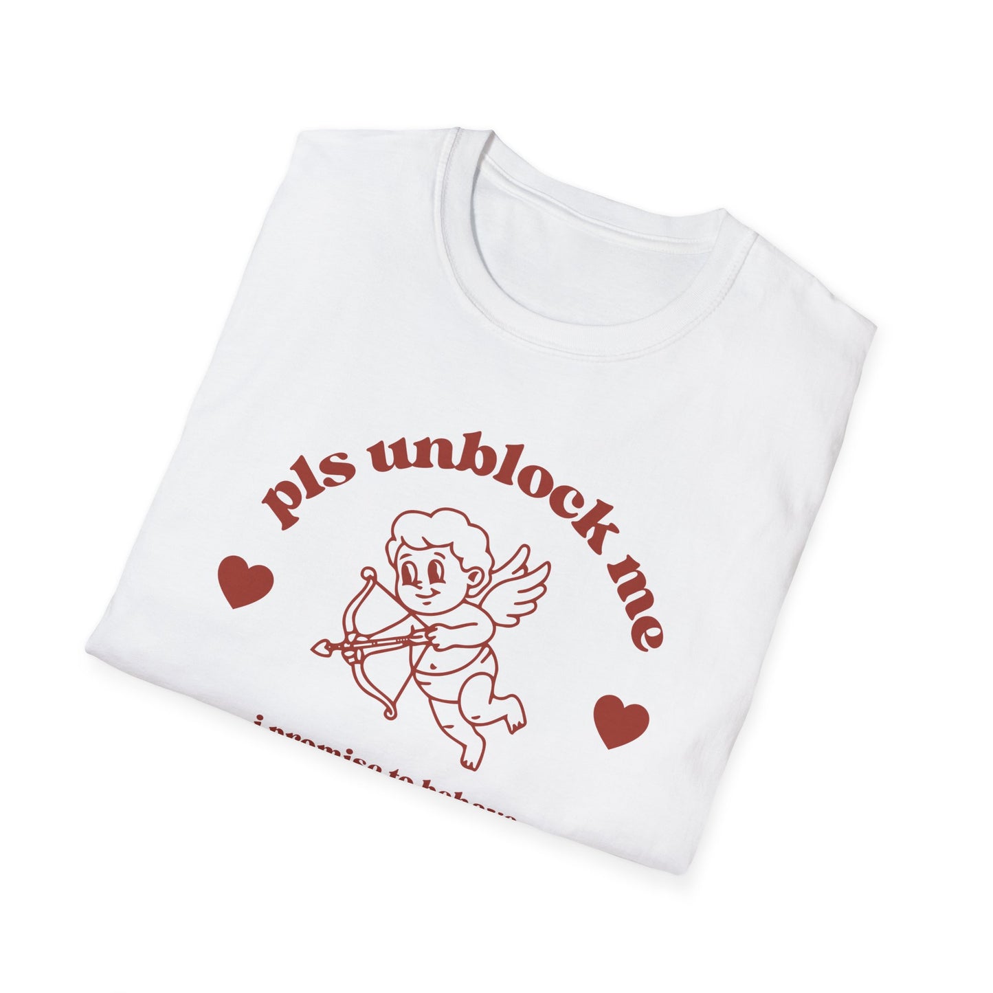 pls unblock me Cupid graphic T-Shirt