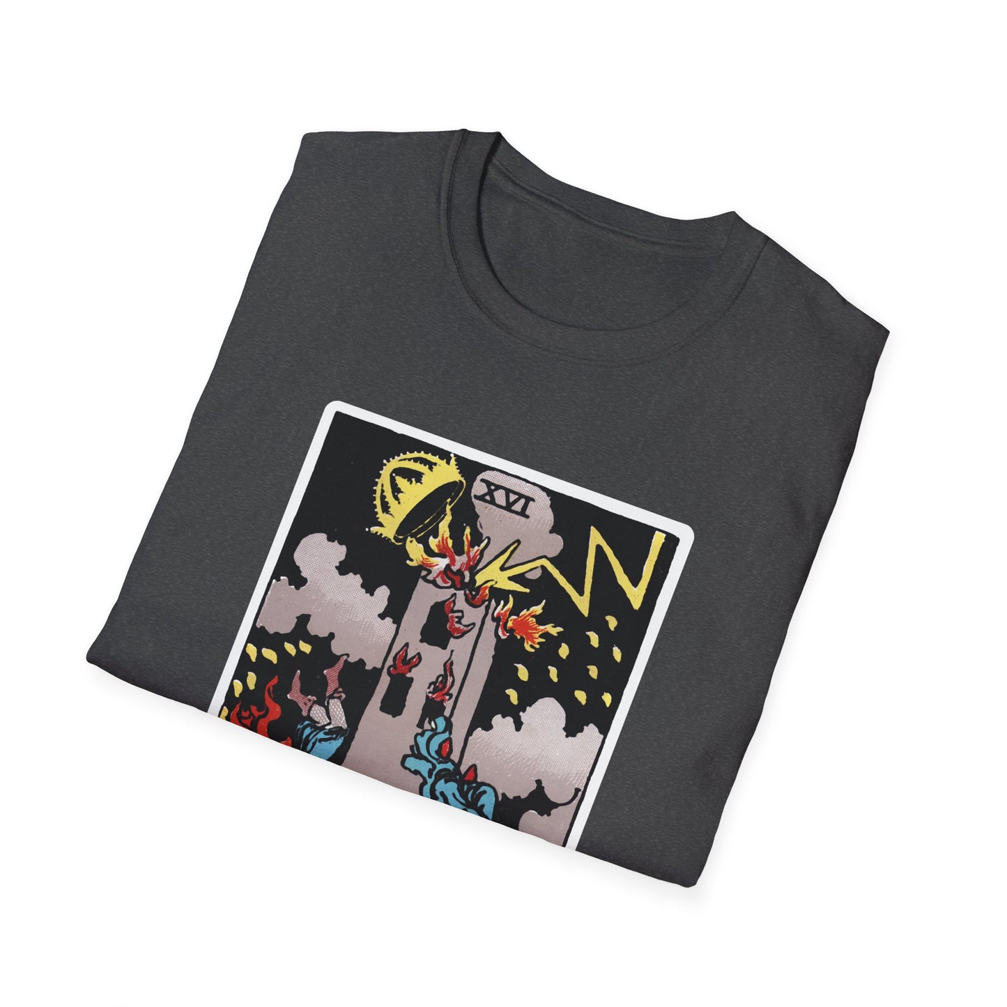 Camiseta de la Carta del Tarot La Torre