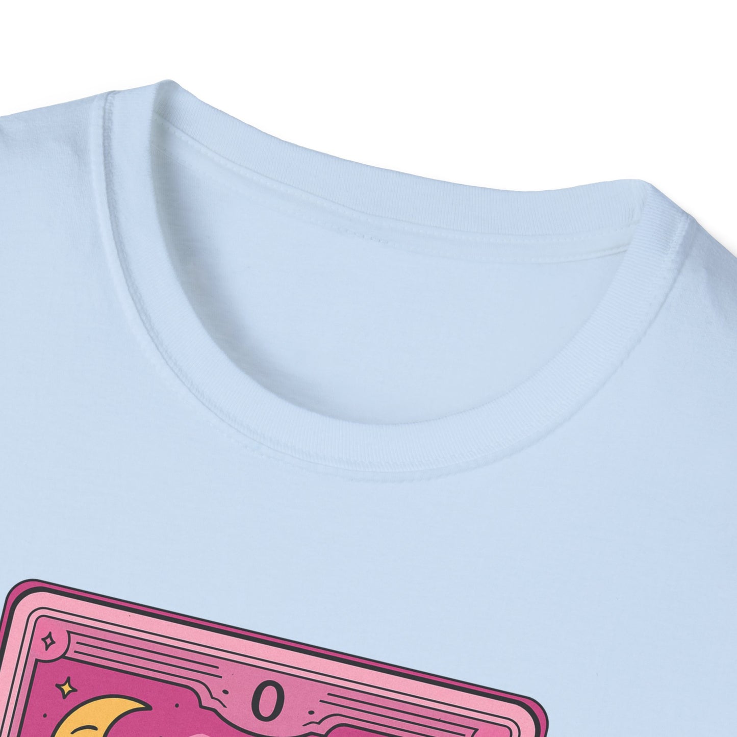 "The Zero of Fucks" Cartoon Tarot Card T-Shirt
