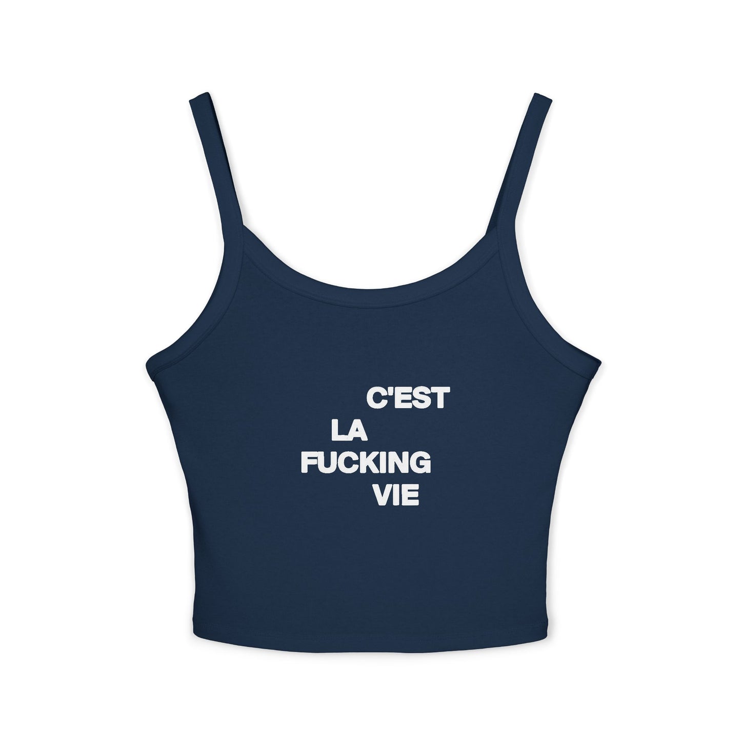 Camiseta sin mangas C'est La P***a Vida