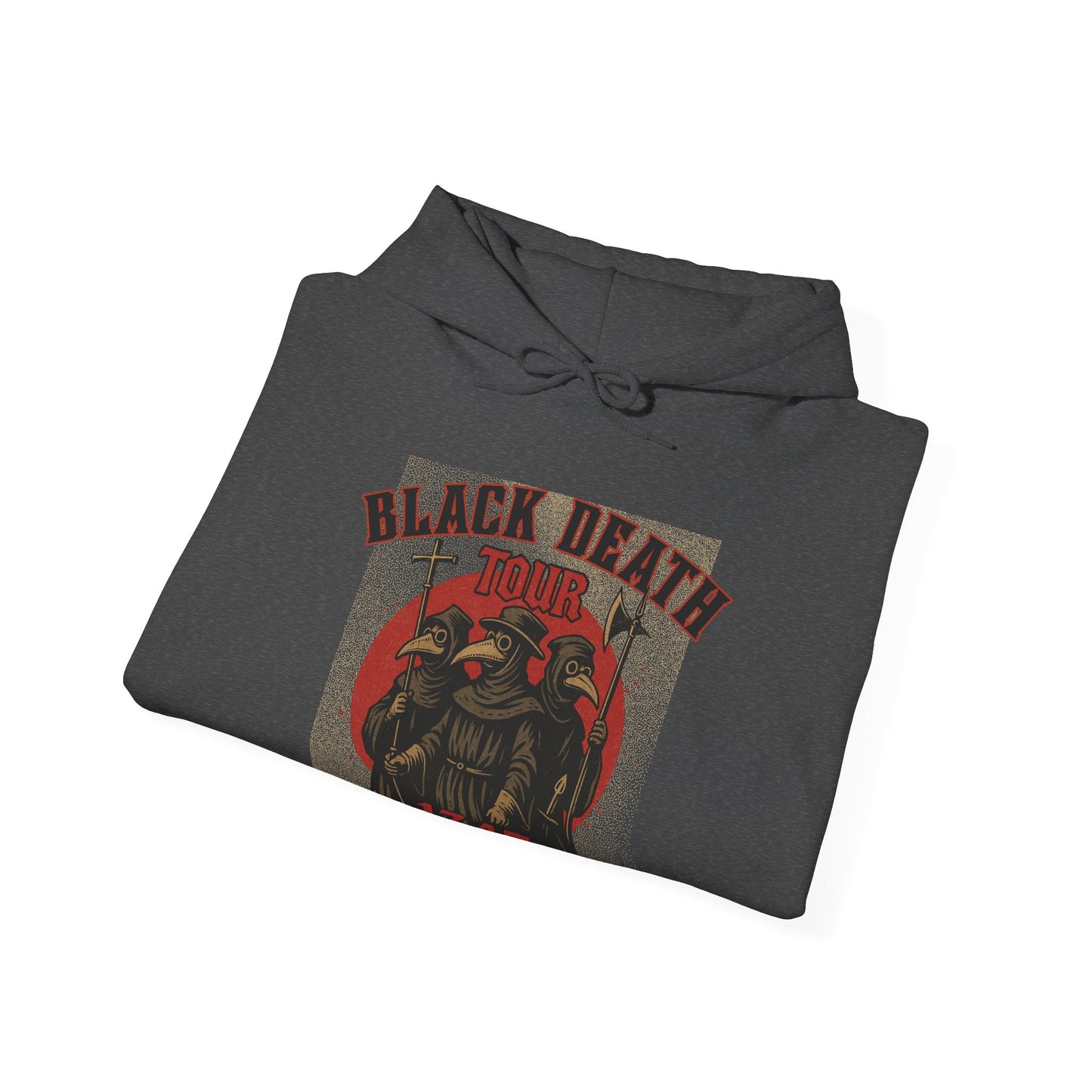 Black Death Tour Medieval Parody Hoodie