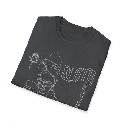 7 Todsünden Faultier T-Shirt