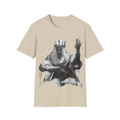 Gothic Chrome King Illustration T-Shirt