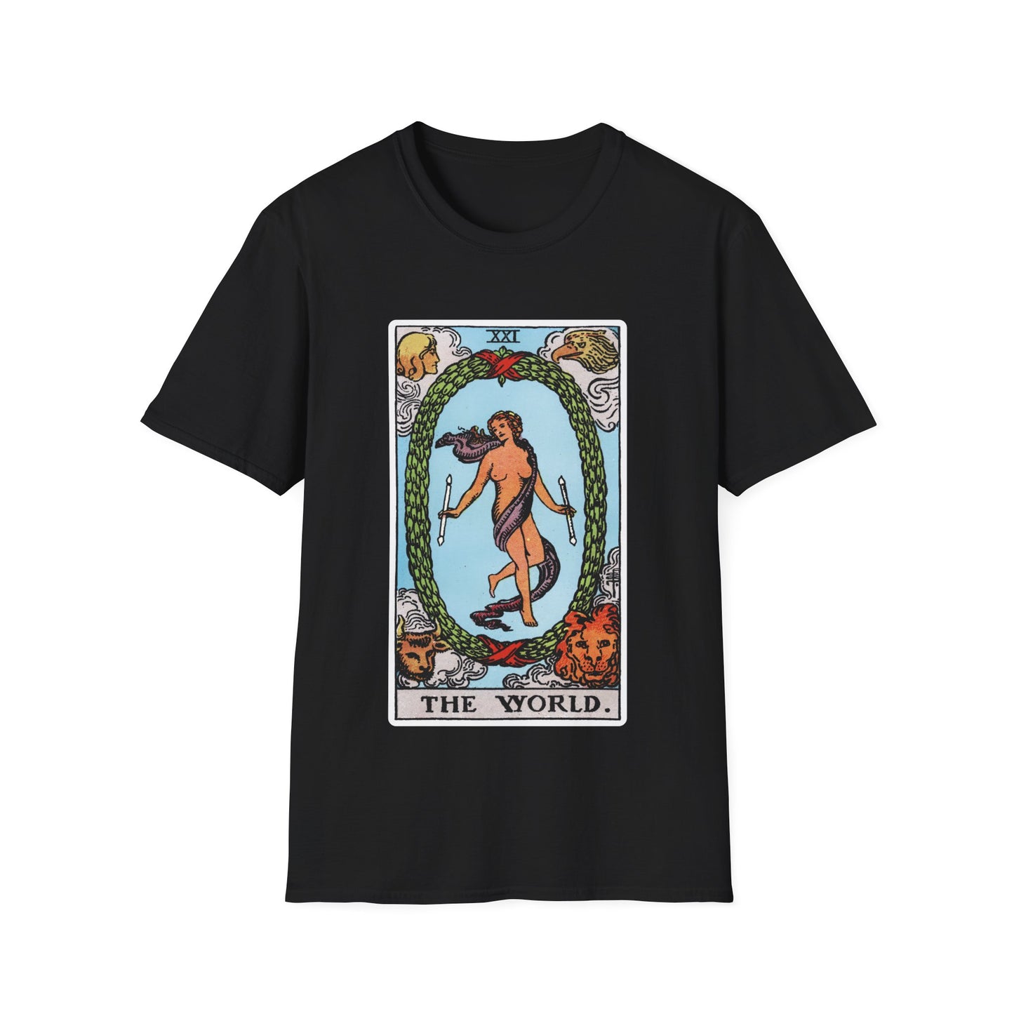 Das Welt Tarotkarten T-Shirt