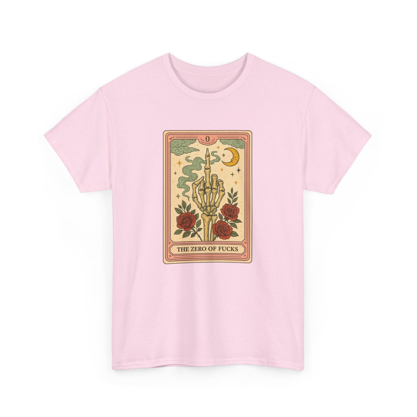 Mock Tarot Card "The Zero of Fucks" Unisex T-Shirt