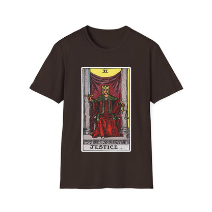 Camiseta de la Carta del Tarot de la Justicia