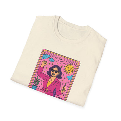 "The Girlboss" Cartoon Tarot Card T-Shirt