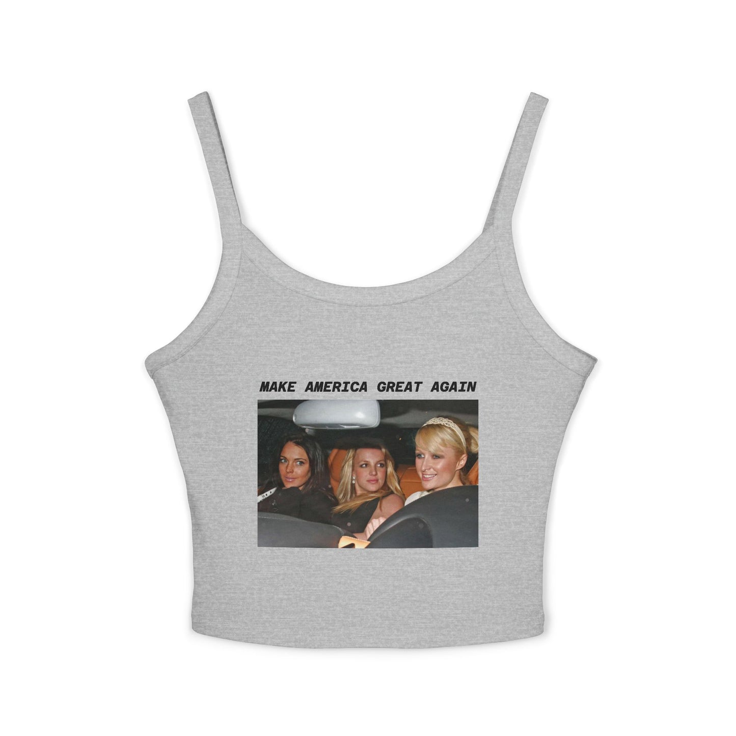 Top tipo chaleco Y2K de Paris Lindsay y Britney