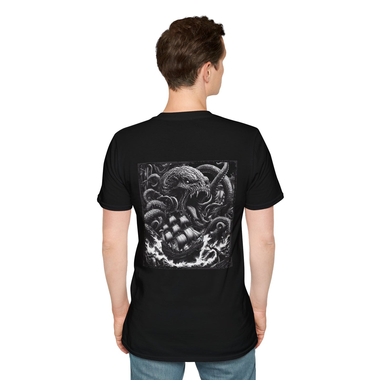 Greek Kraken Graphic T-Shirt
