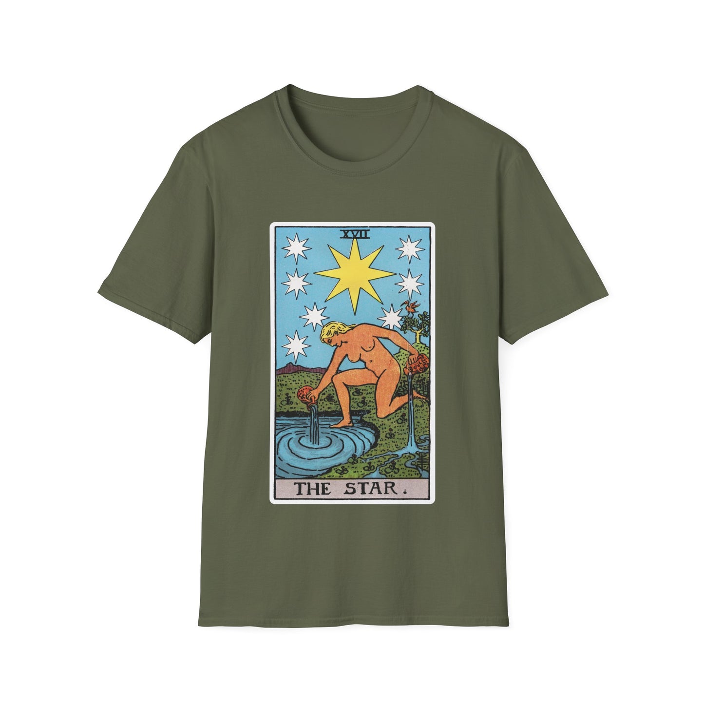 Stern-Tarotkarten-T-Shirt