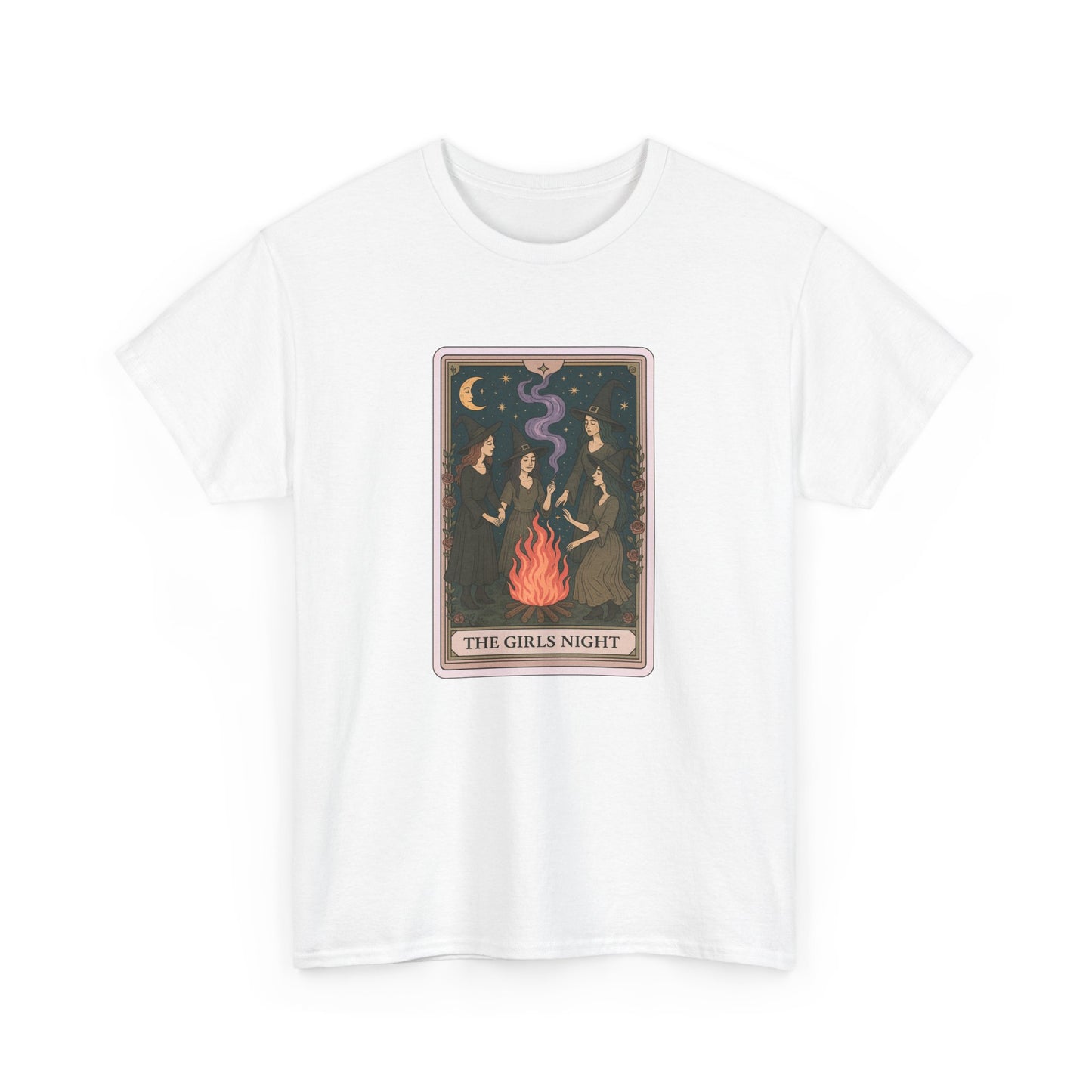 Mock Tarot Card "The Girls Night" Witch T-Shirt
