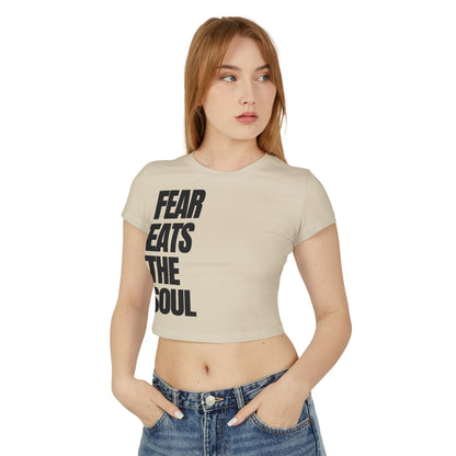 „Angst isst die Seele auf“ – Mutiges Baby-T-Shirt