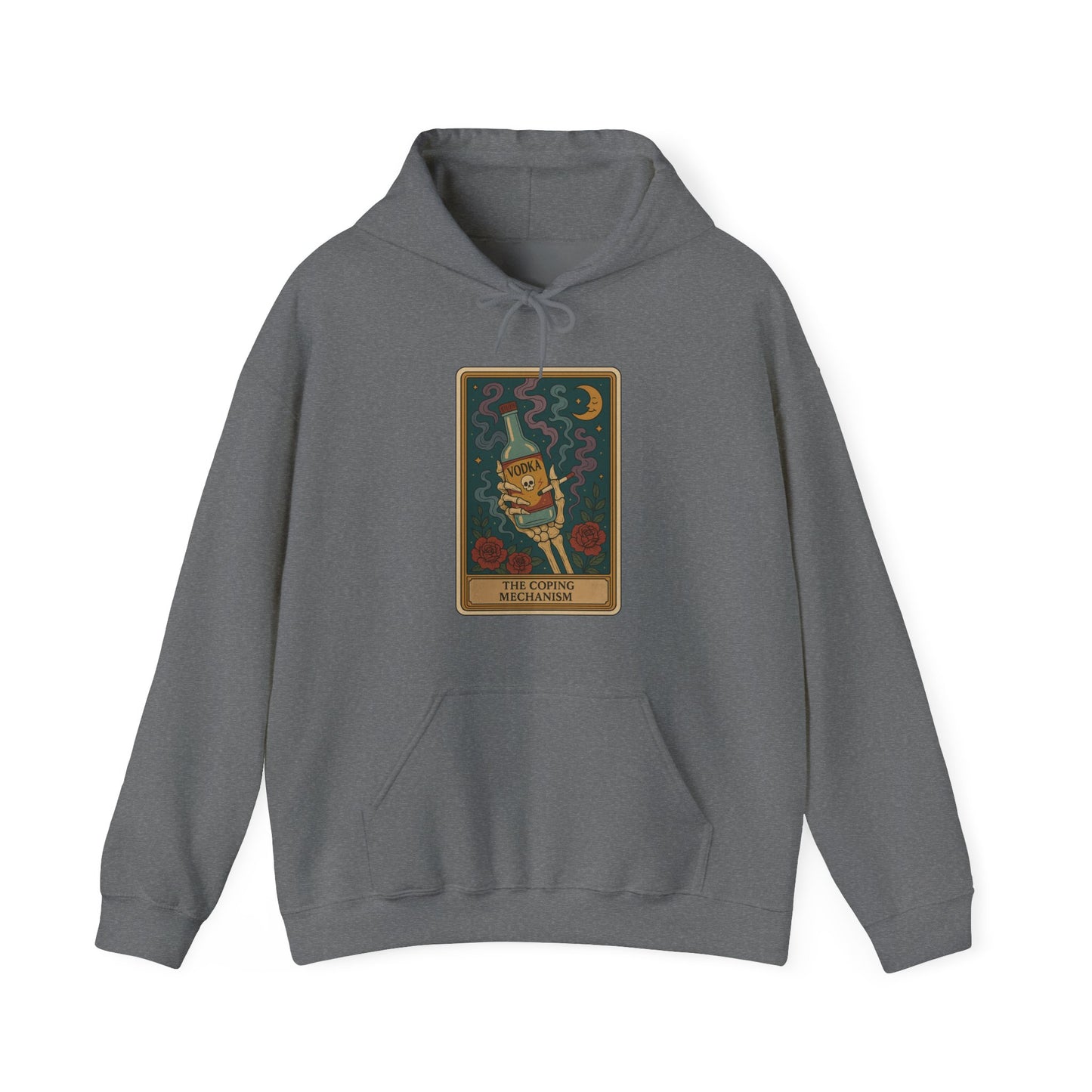 Mock Tarot Card "The Coping Mechanism" Hoodie