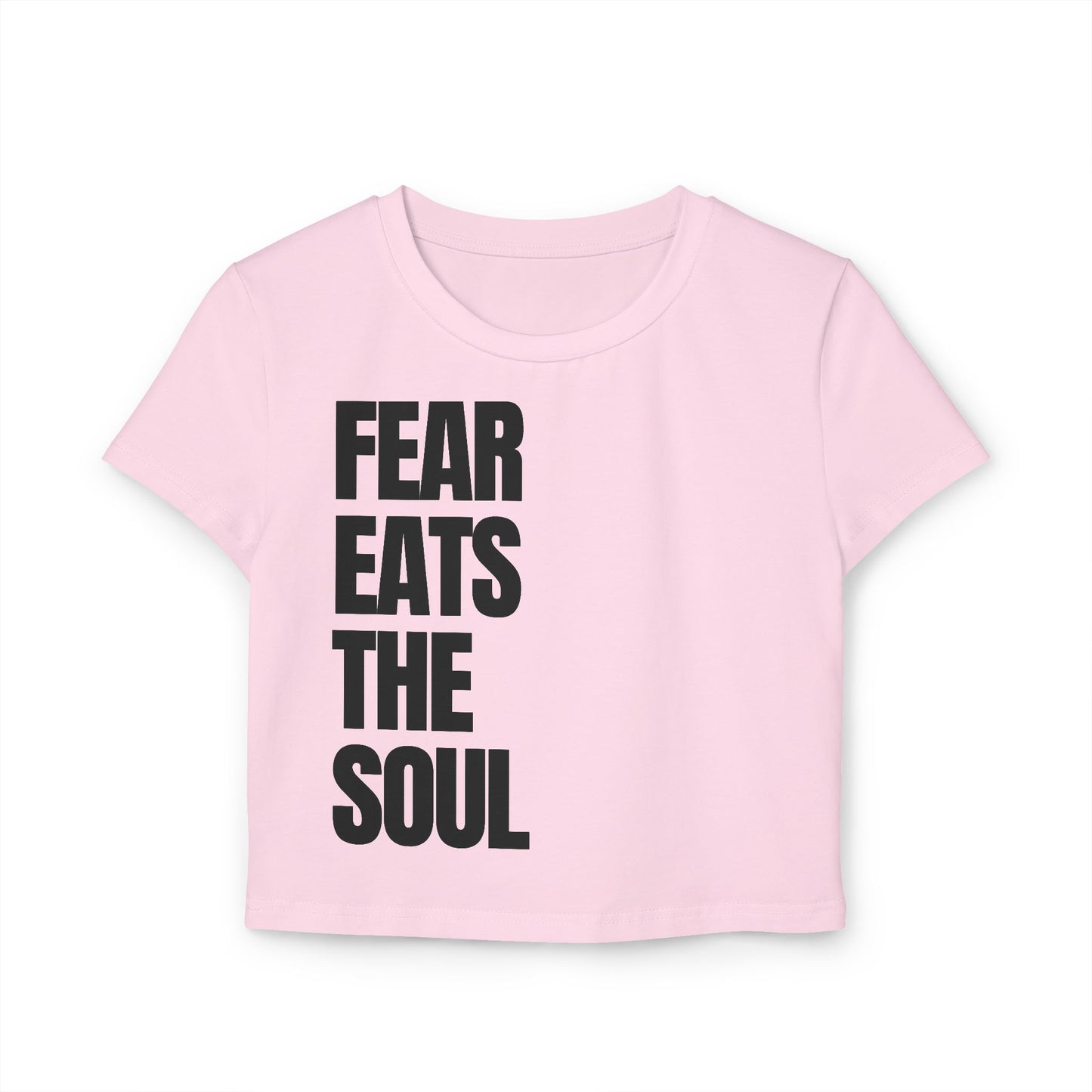 „Angst isst die Seele auf“ – Mutiges Baby-T-Shirt
