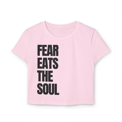 „Angst isst die Seele auf“ – Mutiges Baby-T-Shirt