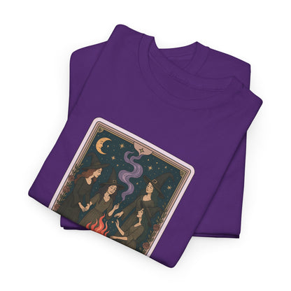 Mock Tarot Card "The Girls Night" Witch T-Shirt