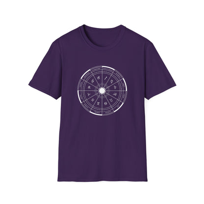 Minimalist Zodiac Wheel T-Shirt