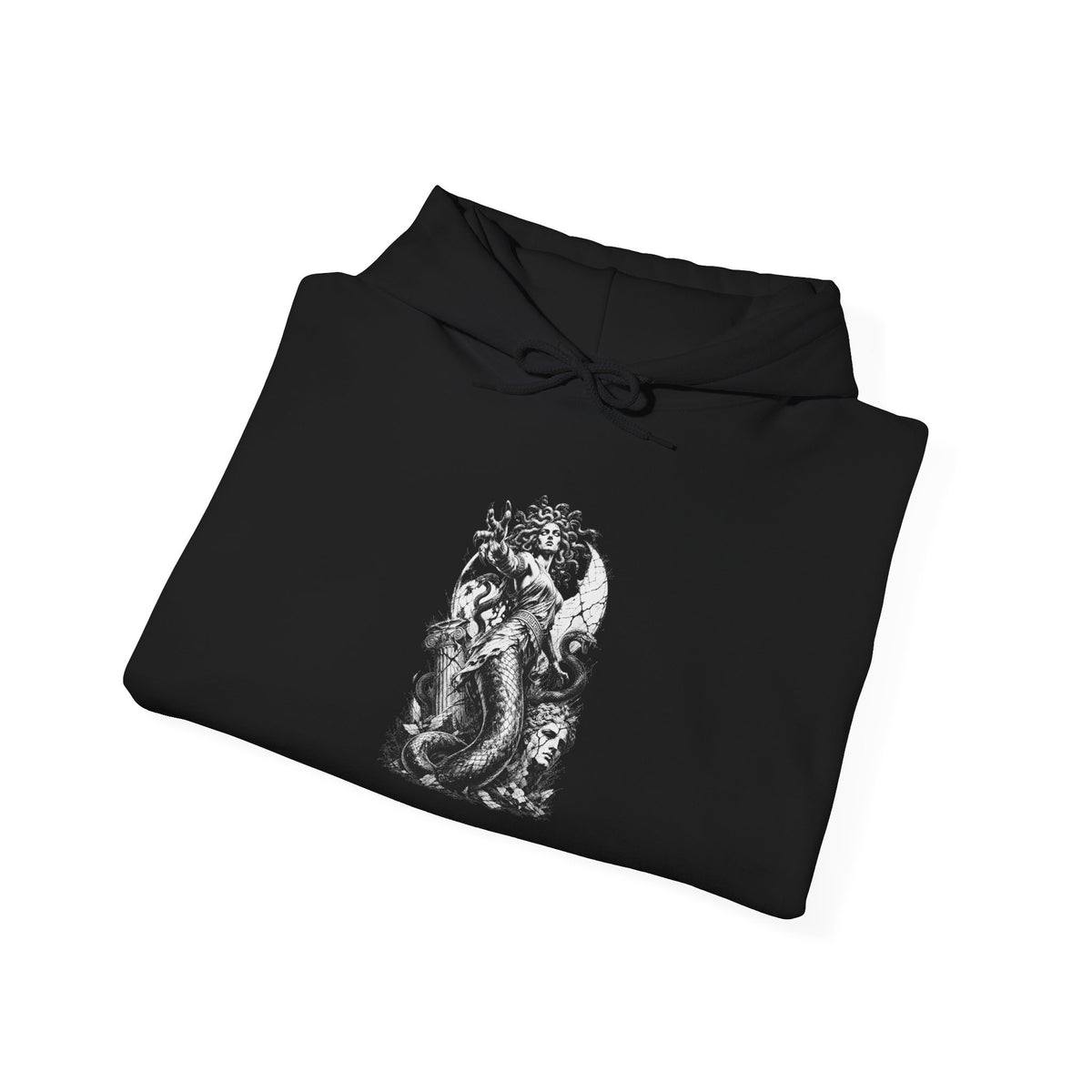 Medusa Illustrated Hoodie (Front)
