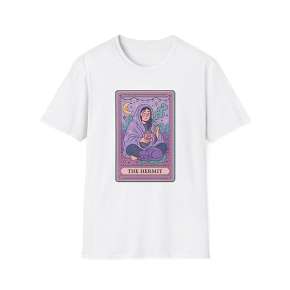 "The Hermit" Cartoon Tarot Card T-Shirt