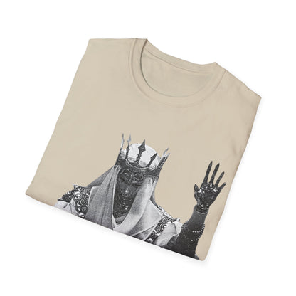Gothic Chrome King Illustration T-Shirt