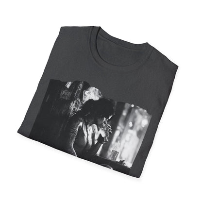 Lara Croft At A Bar T-Shirt