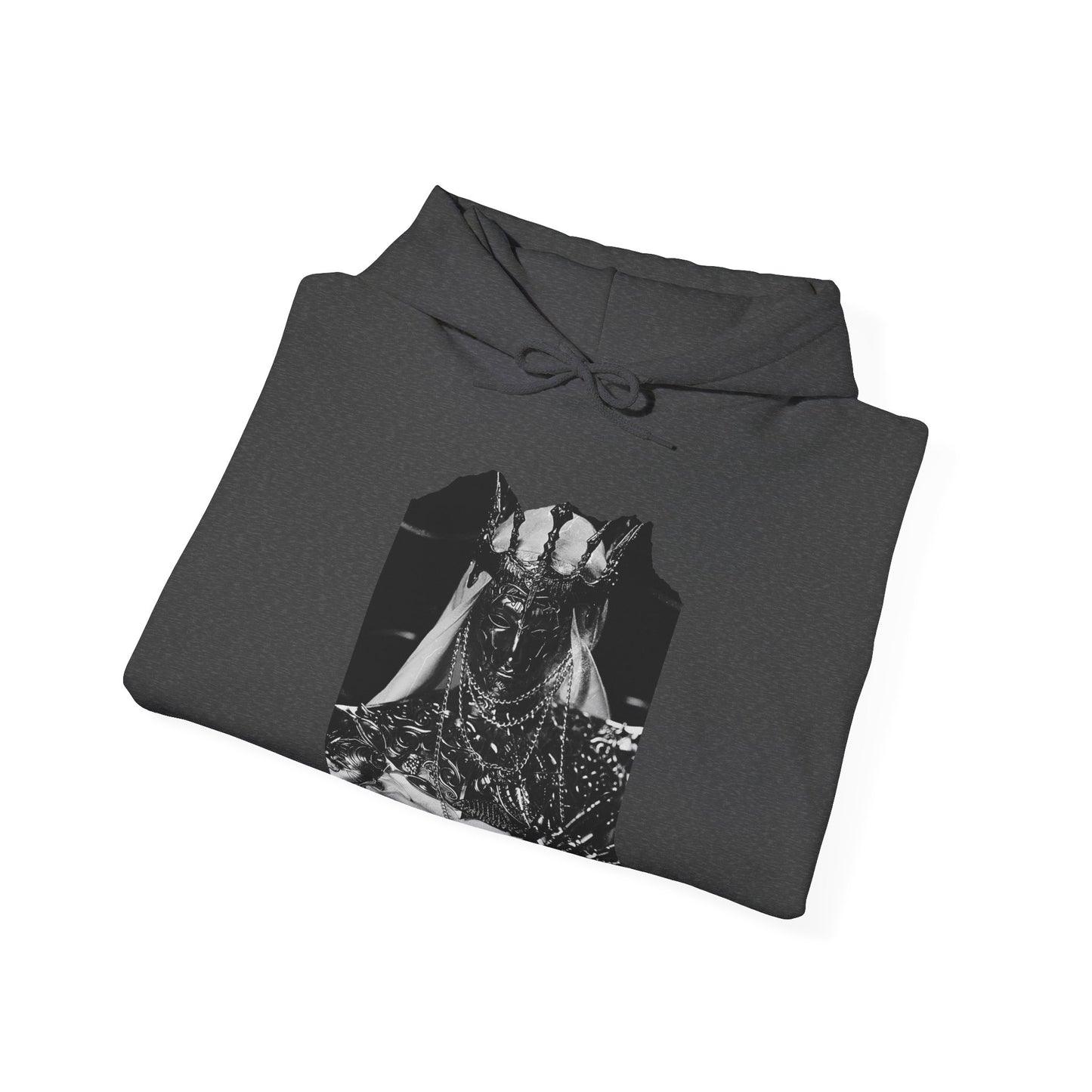 Horned Demon Illustration Hoodie