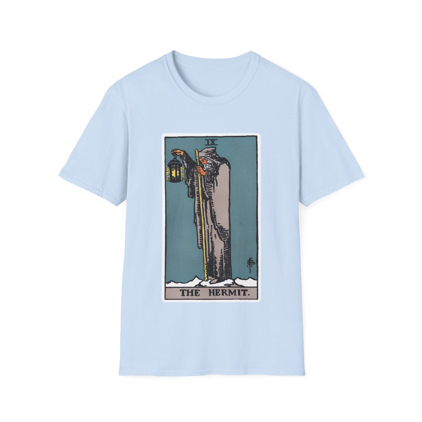 Camiseta con la carta del Tarot El Ermitaño