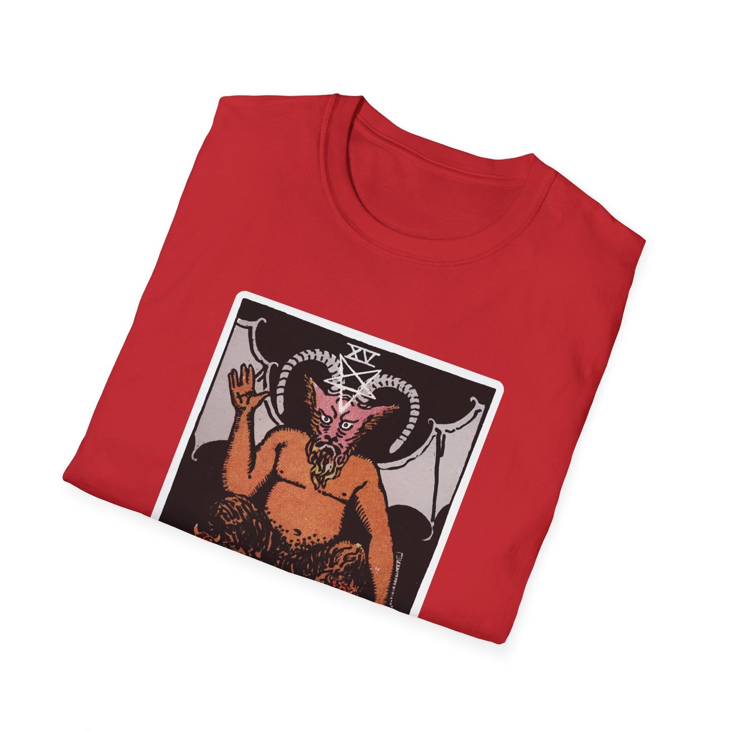 Teufel Tarotkarte T-Shirt
