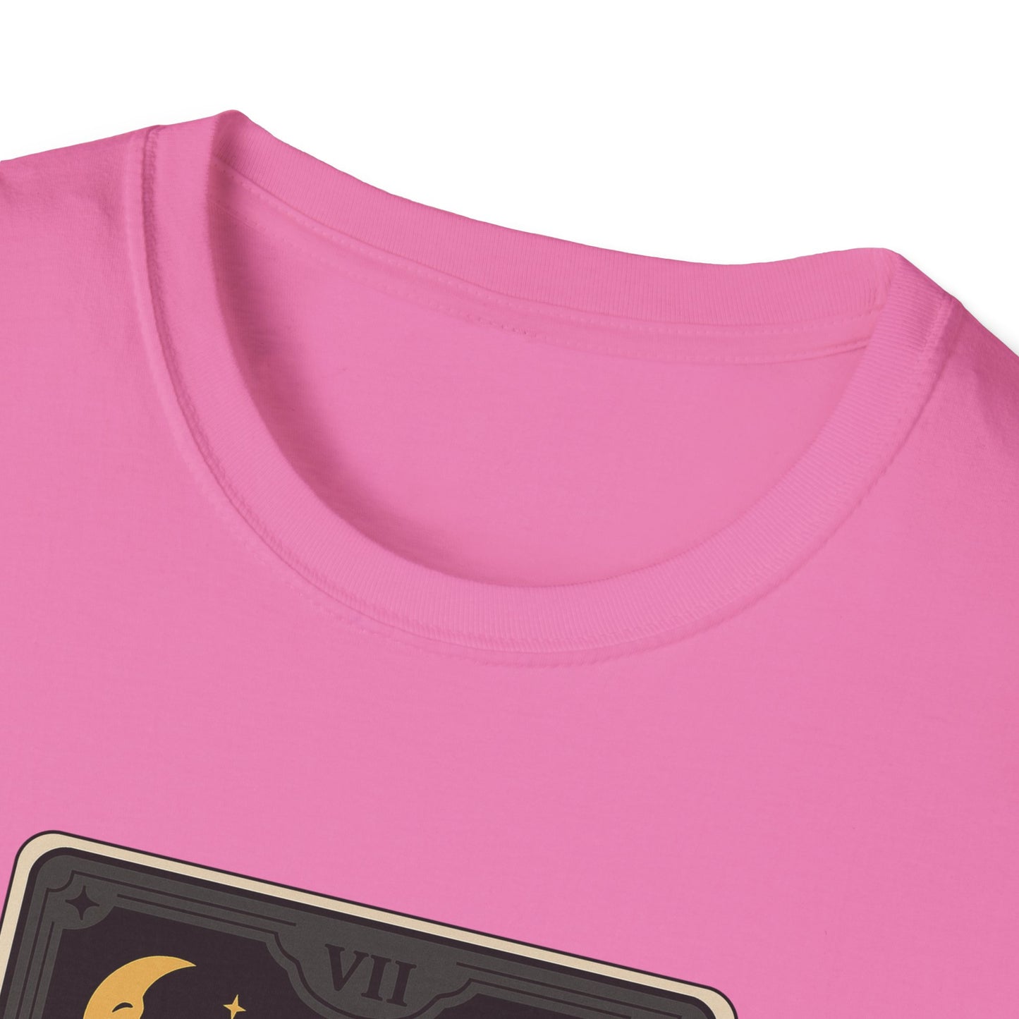 "The Chariot" Fiat 500 Cartoon Tarot Card T-Shirt