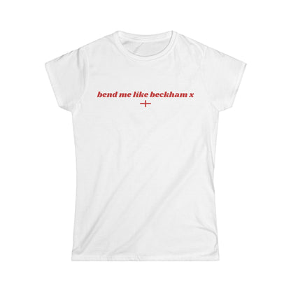 "bend me like beckham x" World Cup Women's Tee