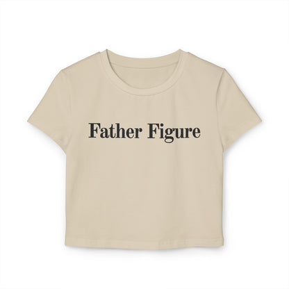 Camiseta corta de bebé para mujer Father Figure