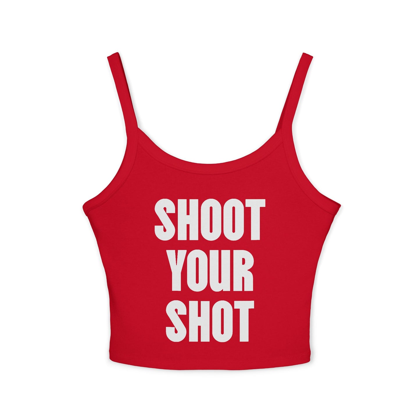“Shoot Your Shot” Spaghetti Strap Vest Top