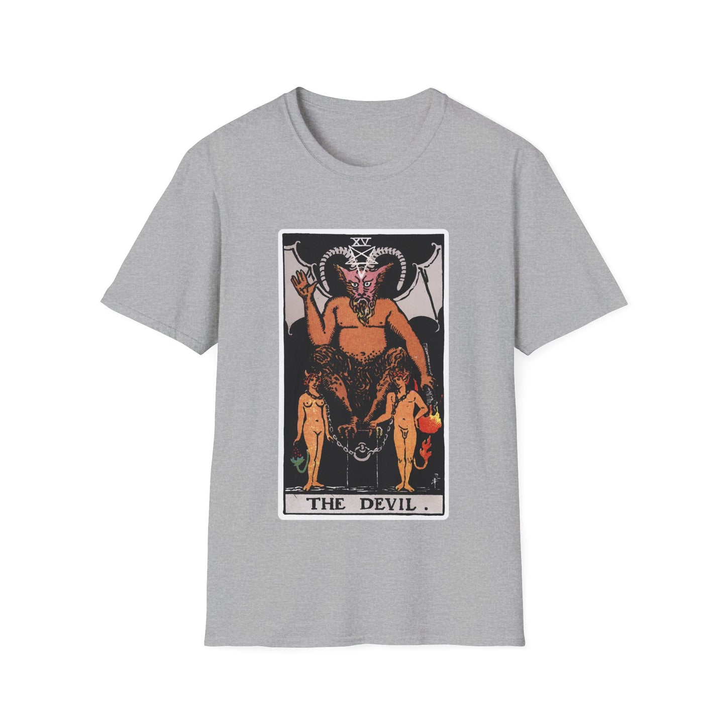Teufel Tarotkarte T-Shirt