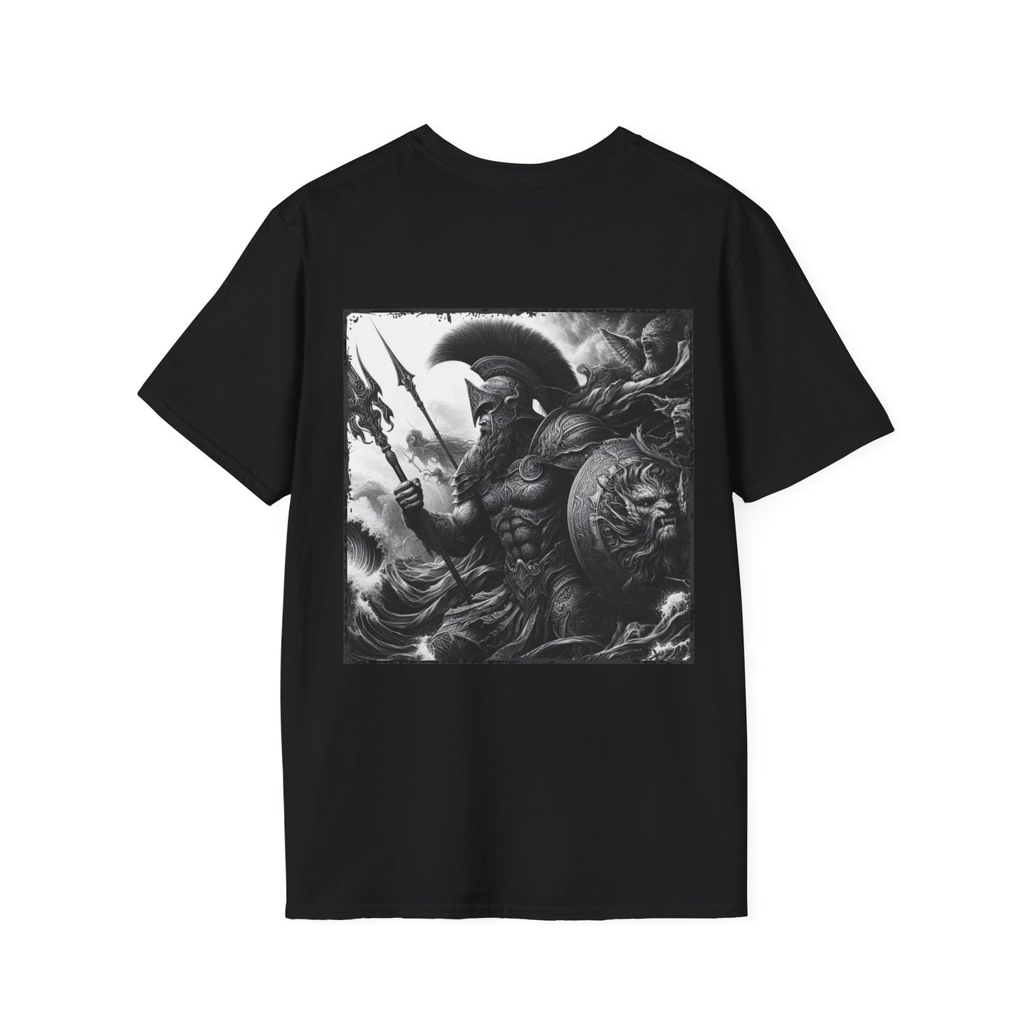 Greek Aries Warrior Graphic T-Shirt