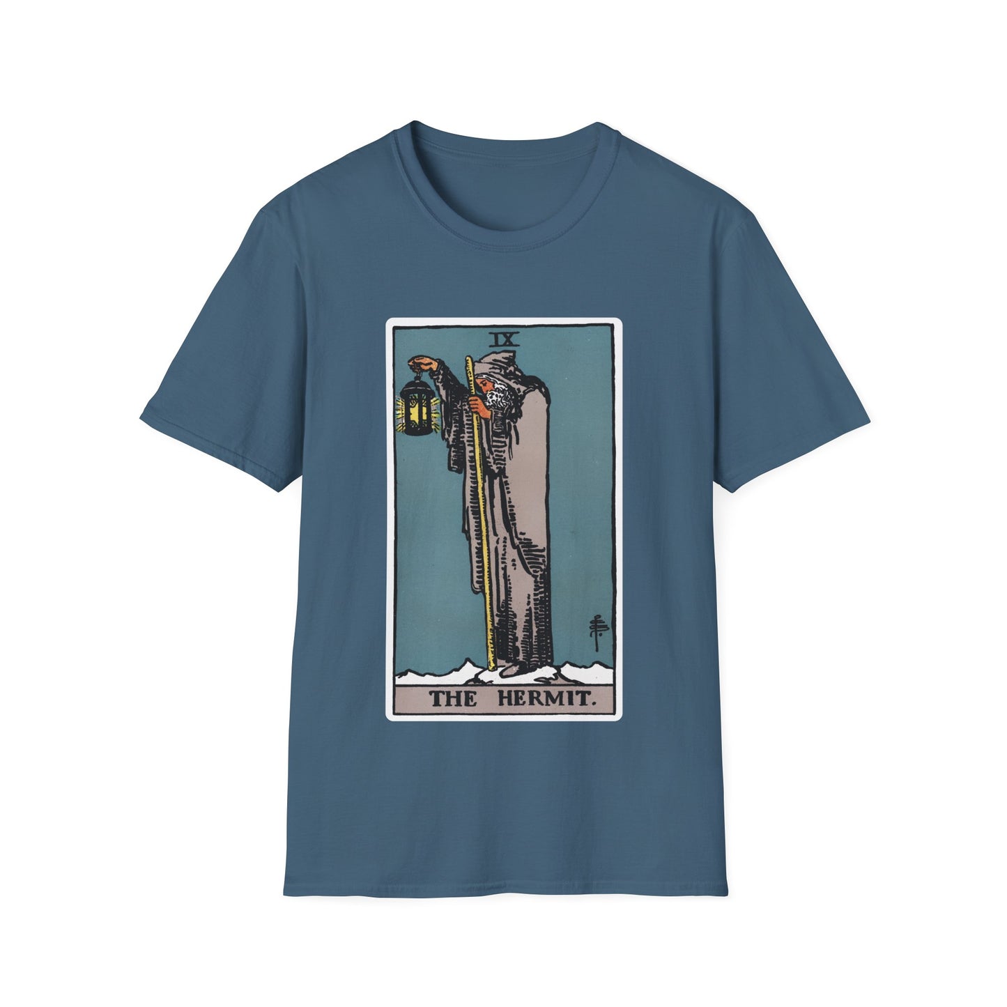 Camiseta con la carta del Tarot El Ermitaño