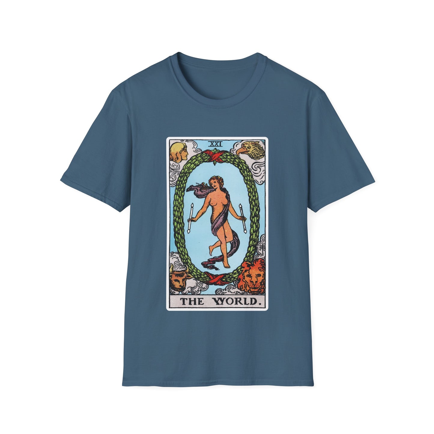 Das Welt Tarotkarten T-Shirt