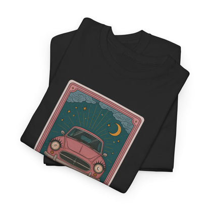 Mock Tarot Cards "The Chariot" Fiat 500 T-Shirt