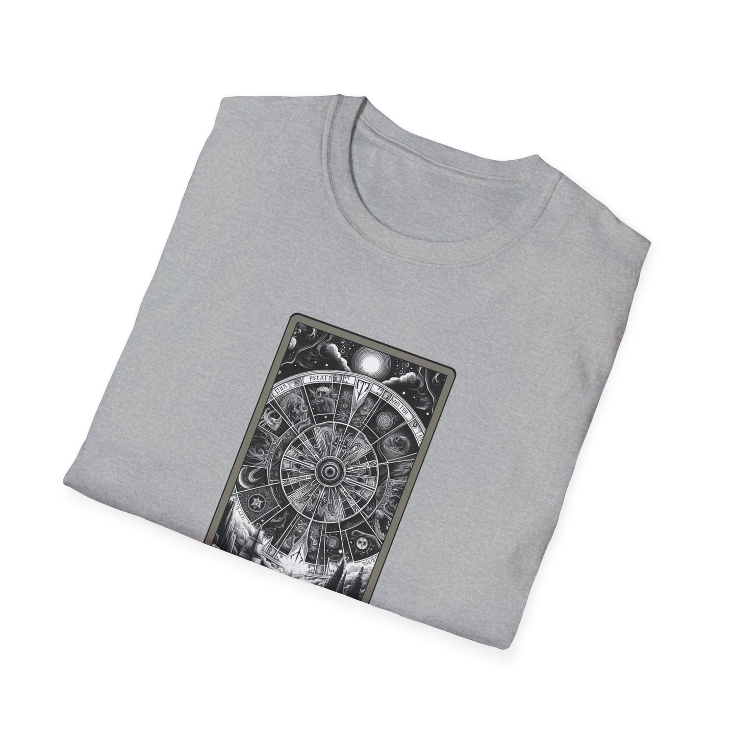 "Wheel of Fortune" Tarot Card Graphic T-Shirt