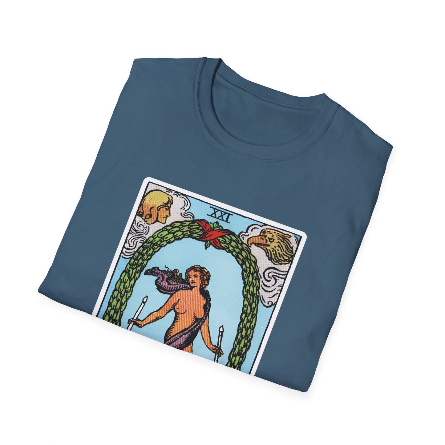 Das Welt Tarotkarten T-Shirt