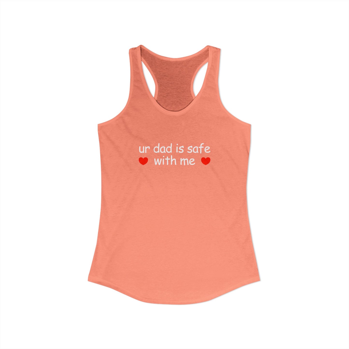 ur dad is safe with me Y2K Tank Top