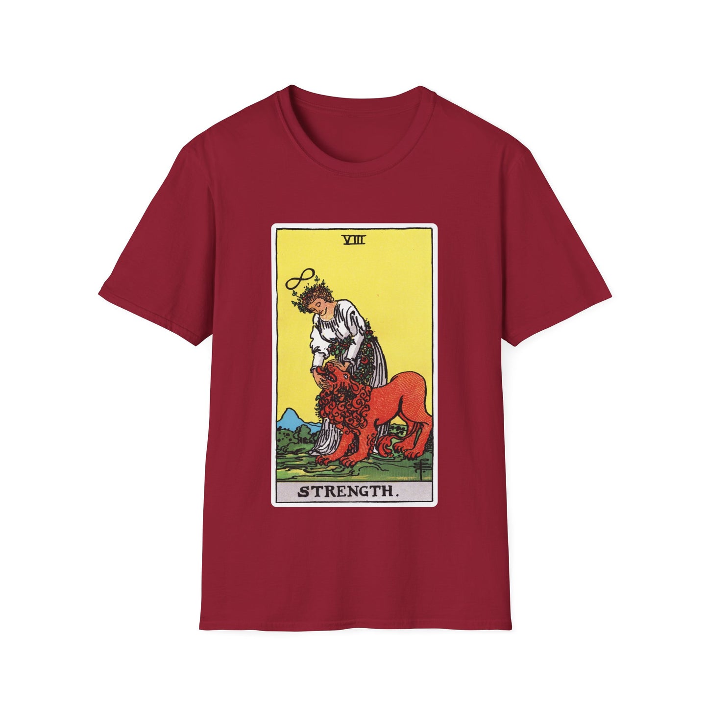 Stärke Tarotkarten-T-Shirt