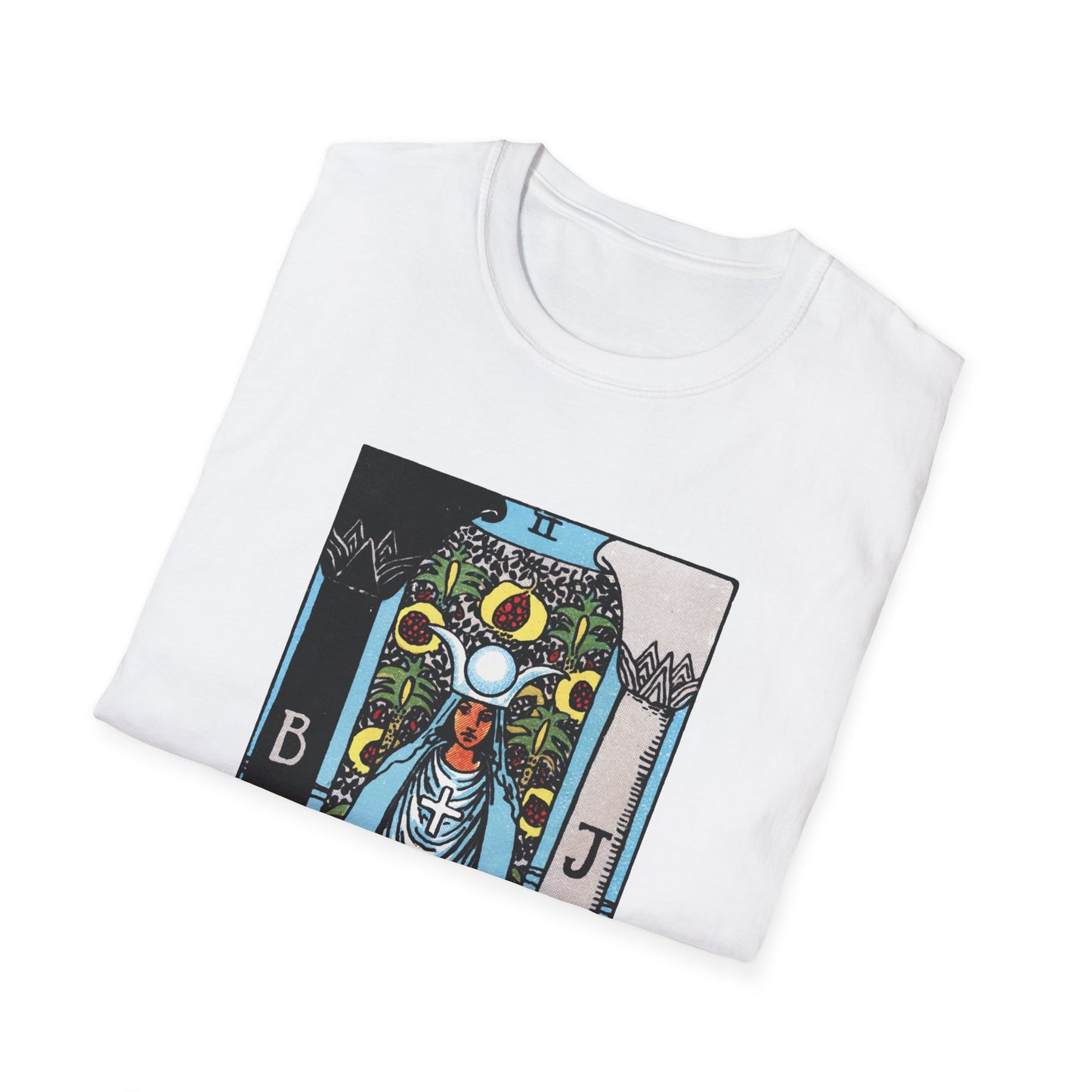 Camiseta de la Carta del Tarot La Suma Sacerdotisa